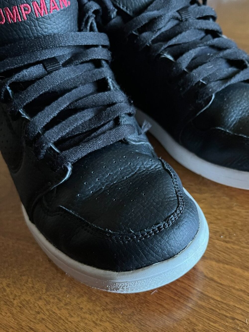 Nike Air Jordan black sneakers 2.5Y - Picture 8 of 16